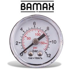 GAV Pressure Gauge 40mm 1/8 Rear